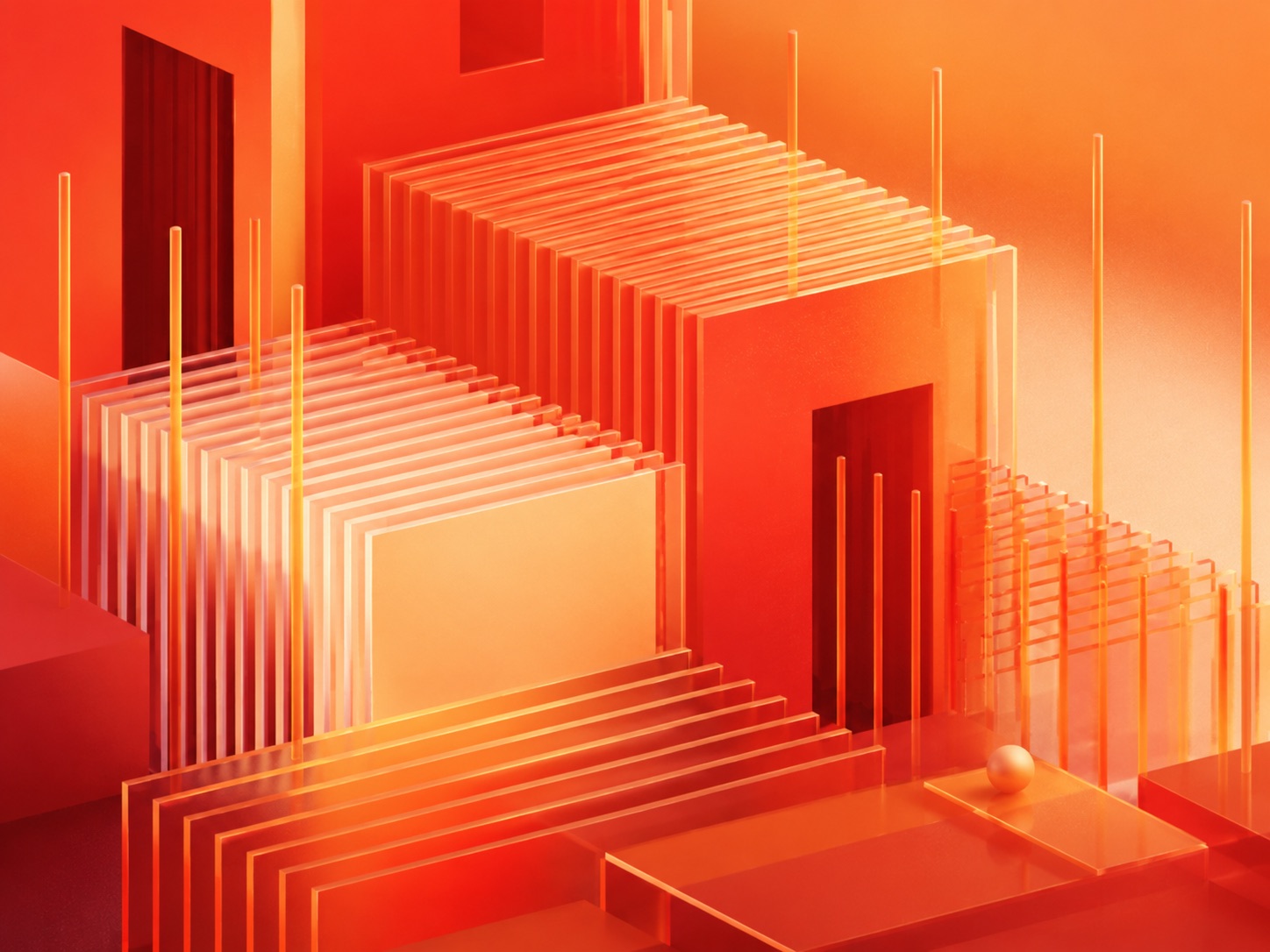 Abstract structured context illustration for generative AI